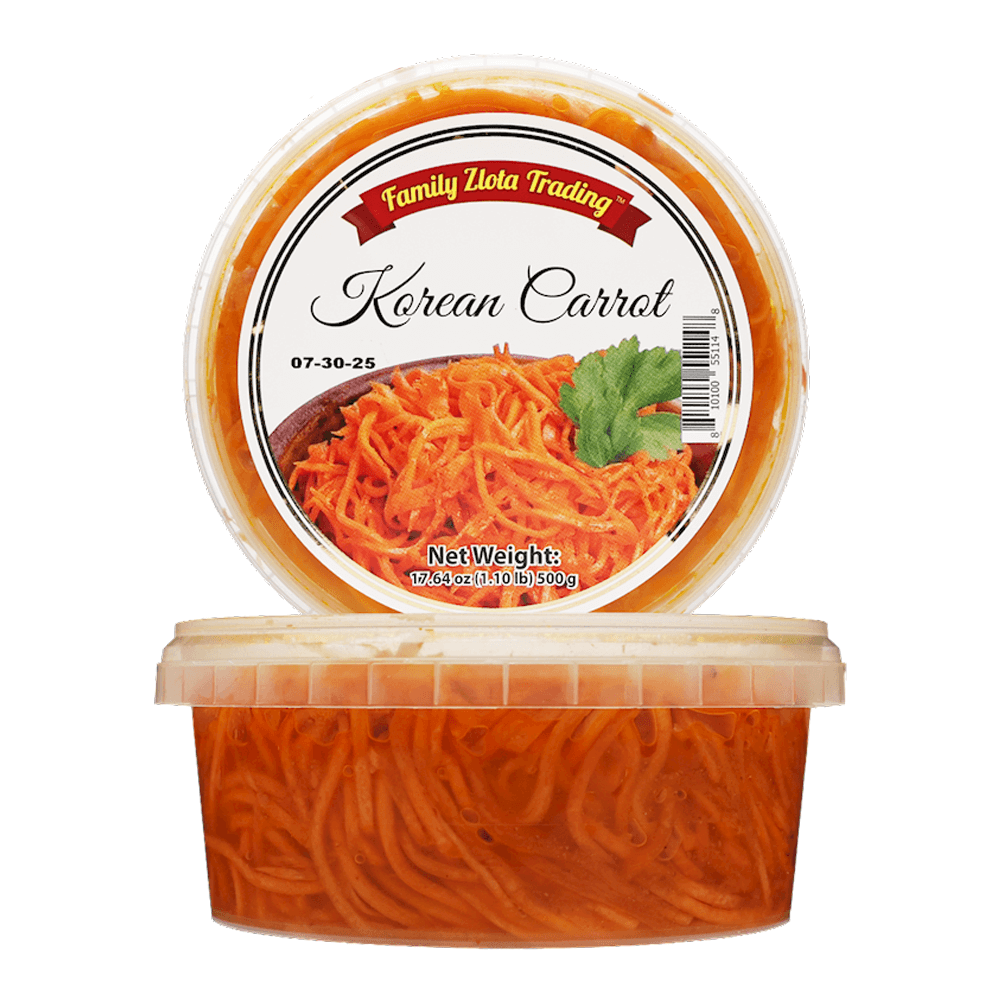 Салат-апетайзер из корейской моркови – 17,64 унции (500 г)